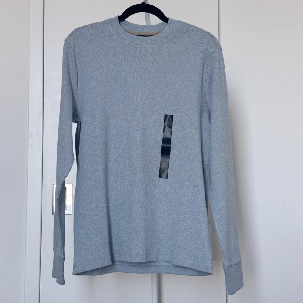 Banana Republic Light Blue Sweater Winter Preppy Academia Classic Easter Pastel